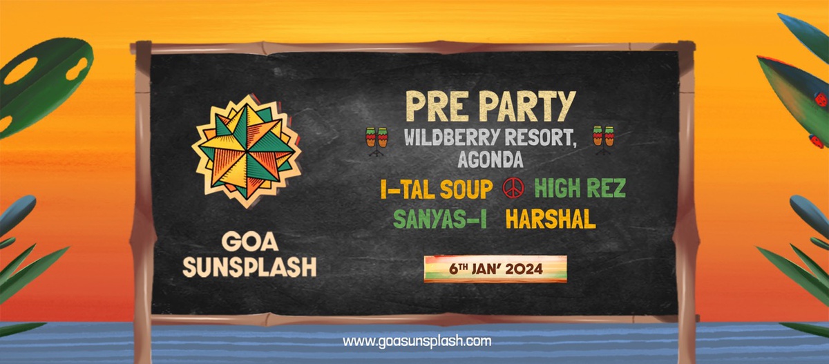 Goa Sunsplash 2024 Pre-Party // South Goa - Goa Sunsplash | India's Biggest Reggae Festival
