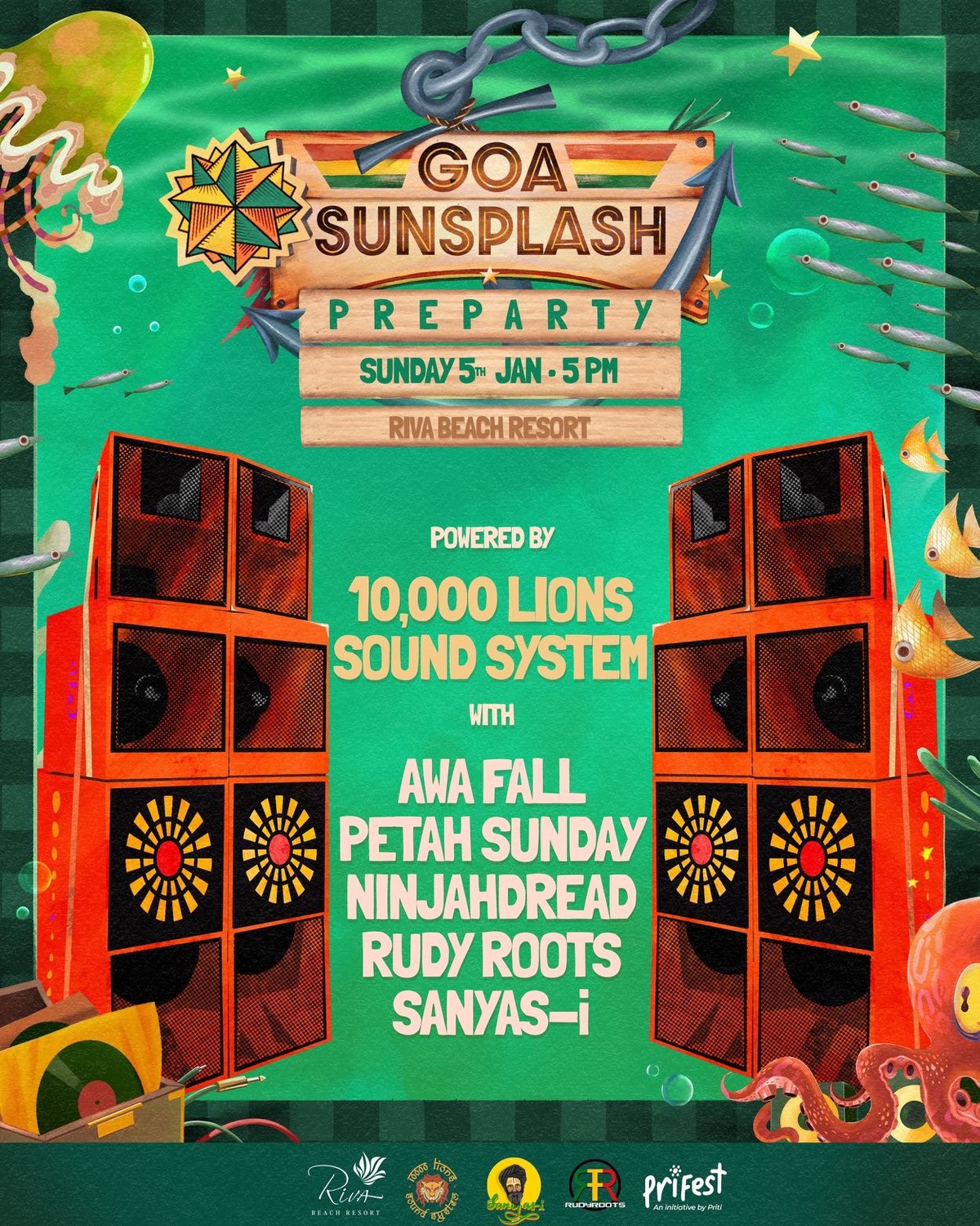 Goa Sunsplash 2025 Pre Party - Riva Beach Resort - Goa Sunsplash | India's Biggest Reggae Festival