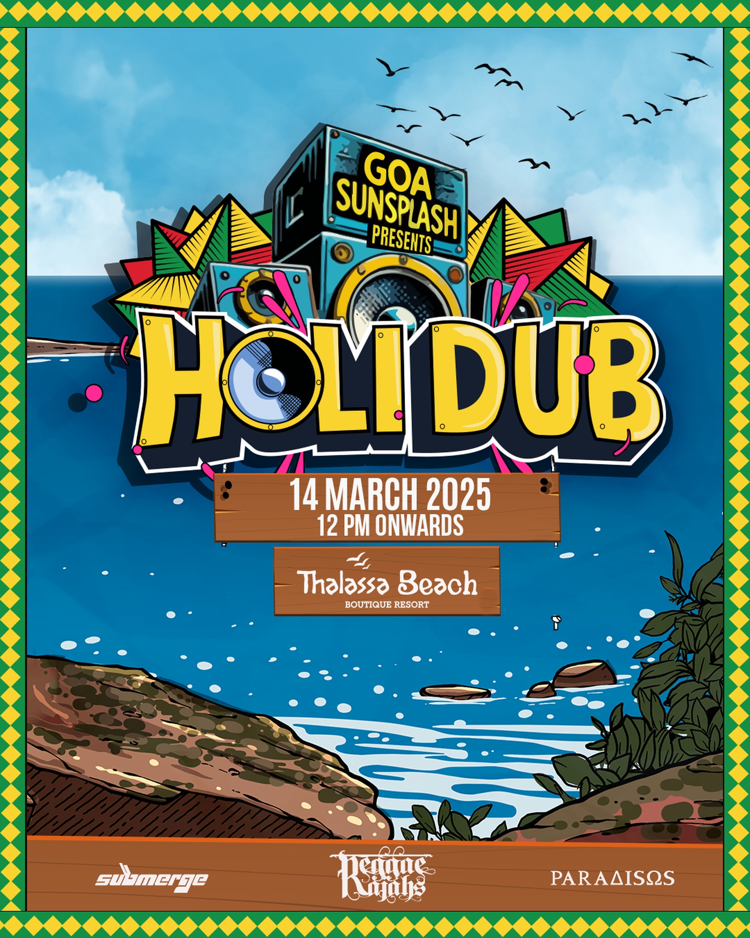 HOLI DUB – A Day of Uplifting Sound System Vibes! - Goa Sunsplash | India's Biggest Reggae Festival