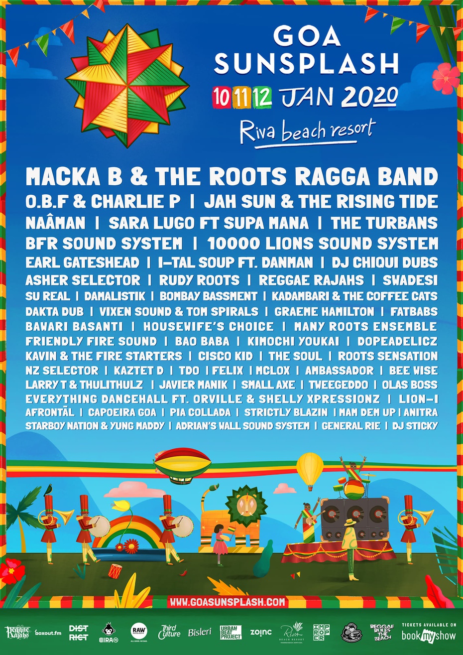 Goa Sunsplash 2020 Banner | India's Biggest Reggae Festival