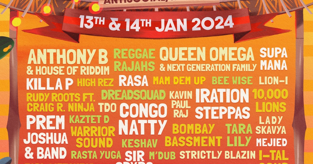 Goa Sunsplash 2024 - Final Line Up! - Goa Sunsplash | India's Biggest Reggae Festival